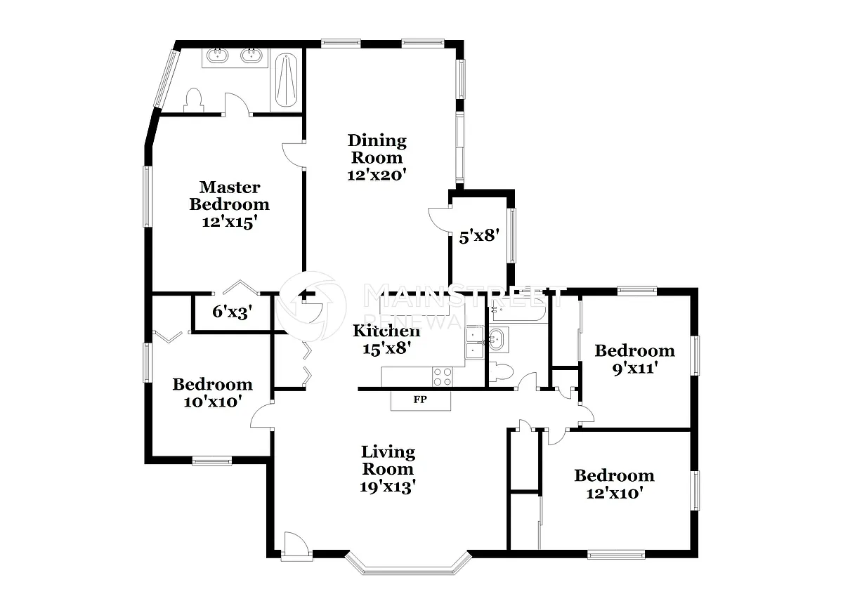 Floor Plan - 307 S Ulysses Dr