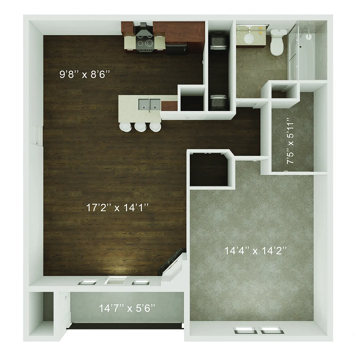 Floor plan Hampton