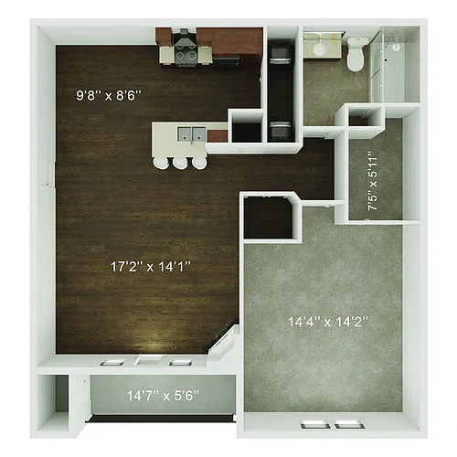 Floor plan Hampton