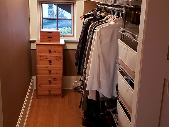 Master Bedroom - one of two walk in closets.
