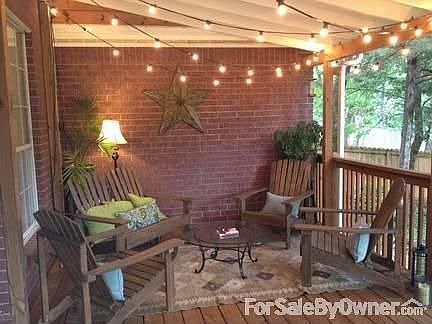 Covered Deck Sitting Area
