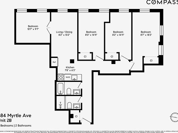 2nd image of 584 Myrtle Ave APT 2B
