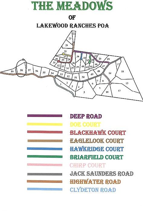 Lot 58 is circled on left