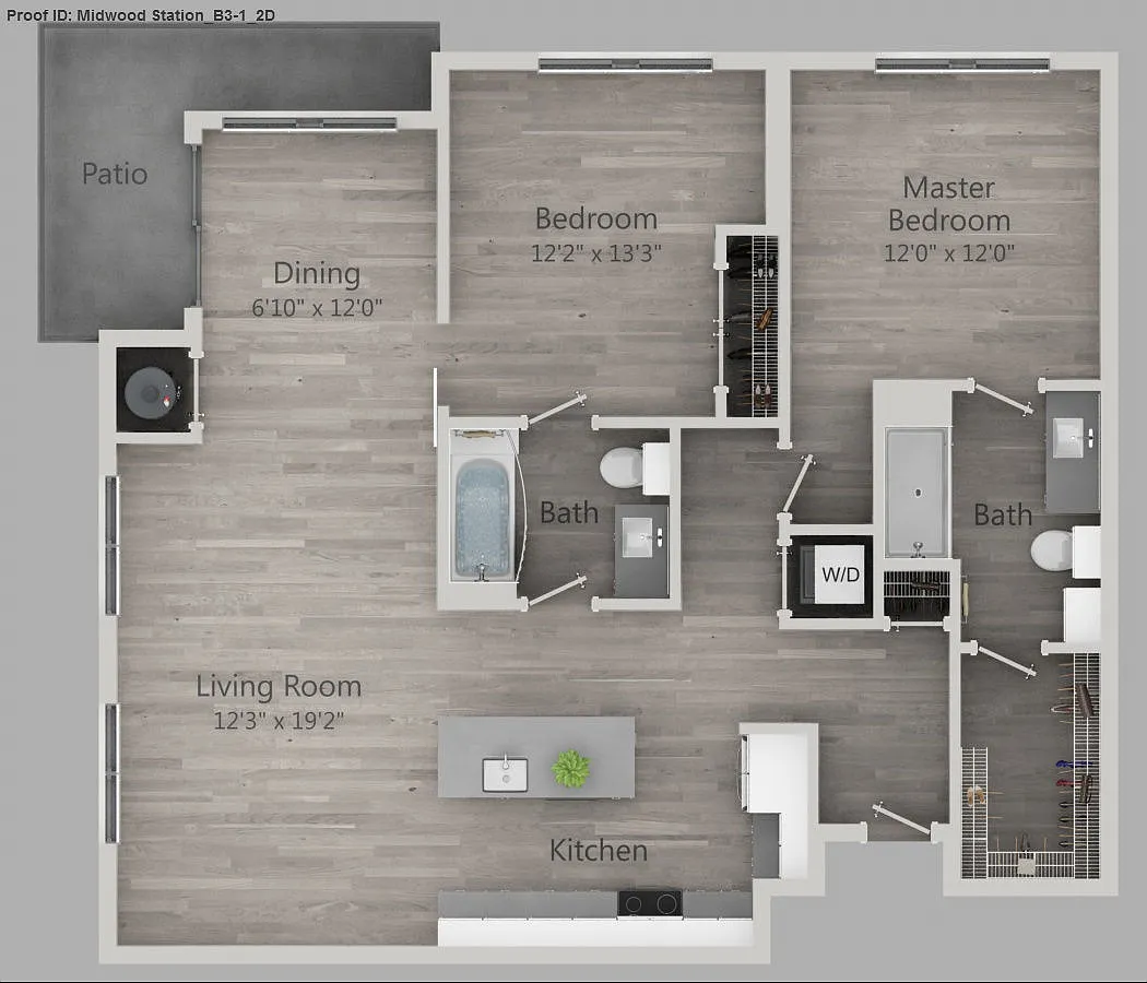 Floor plan B3-1