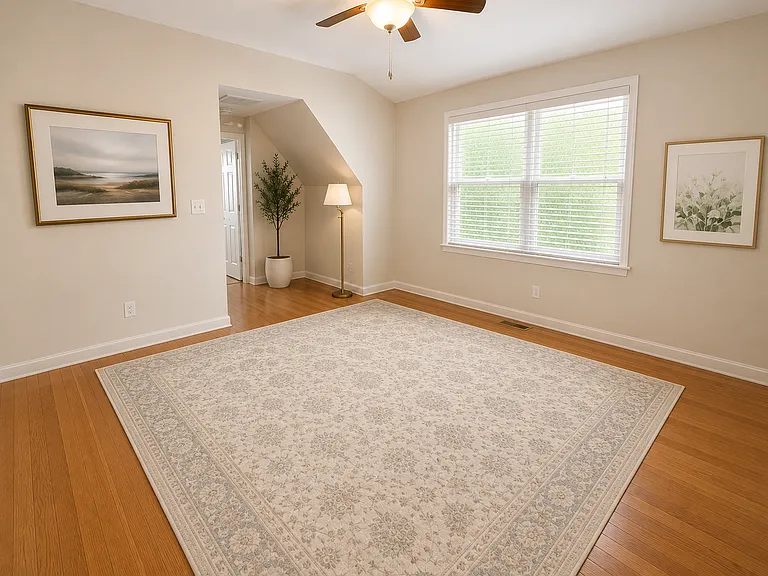 Upper level master bedroom and ensuite bathroom entrance