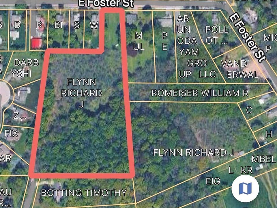 5.8 acre lot with frontage on E. Foster st and Rol