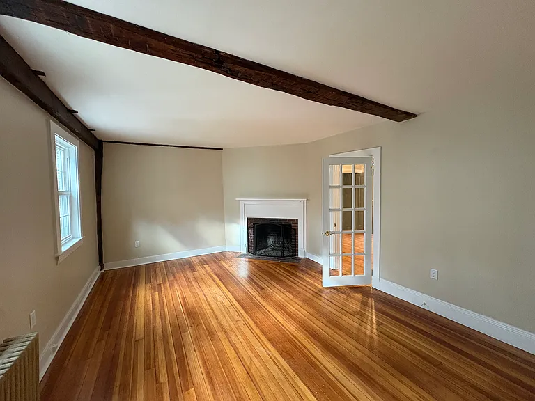 Living Room w/ Fireplace - Newly Painted, floors redone