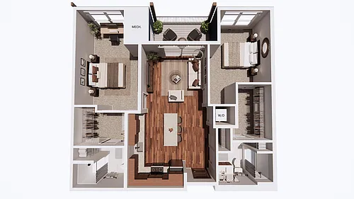 Floor plan Floorplan D