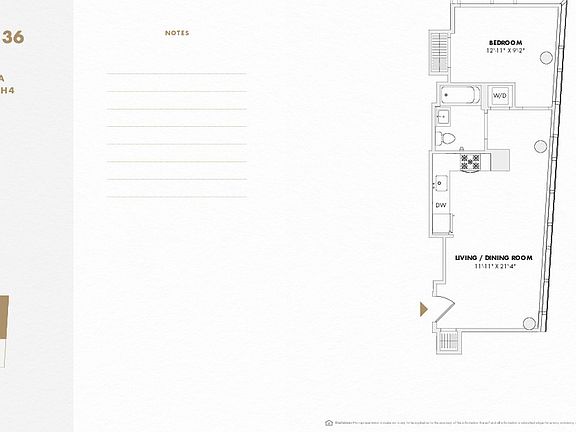2nd image of 515 W 36th St Penthouse 3A