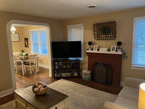 Living Area looking into the Dining Room