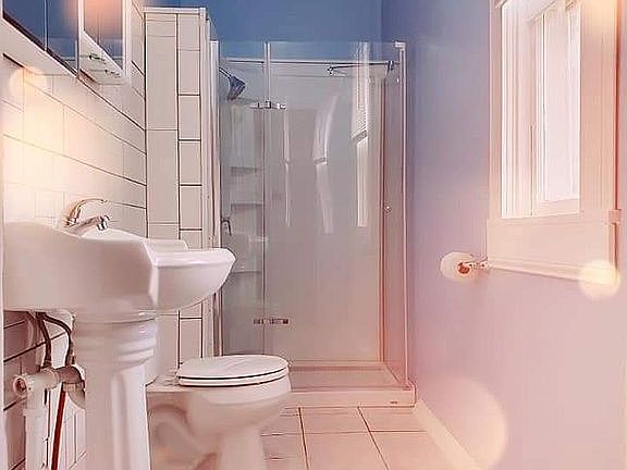 New Bathroom on First Floor.