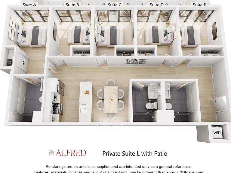 Alfred Private Suite L with Patio Alfred Private Suite L with Patio