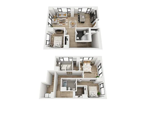Floor plan Three Bedroom C3G