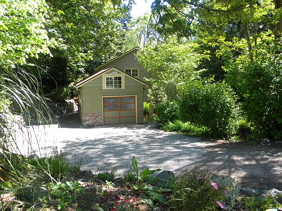 Designer rockery and wide crush rock entry. 