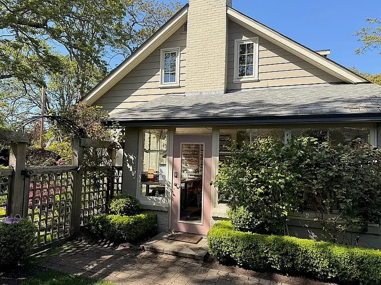 Side entrance to art studio