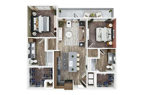Floor plan B3