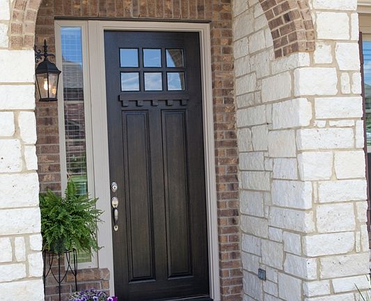 Arched entry