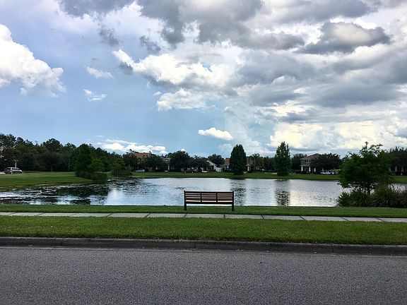 Front patio view of lake