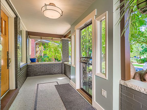 Covered front porch.