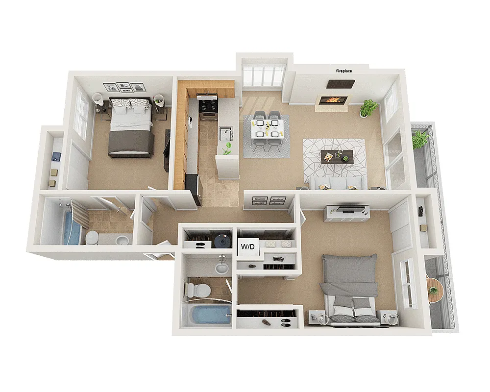Floor plan Plan B2