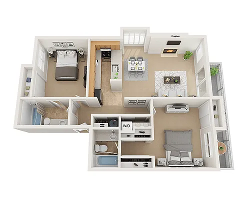 Floor plan Plan B2