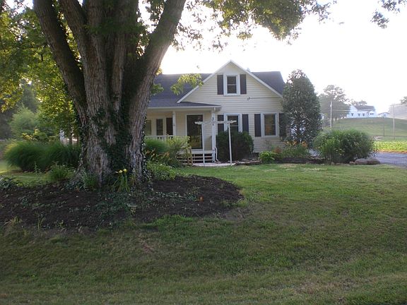 Street view with farm in back round