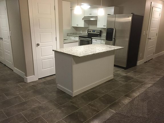 Entry, washroom and kitchen