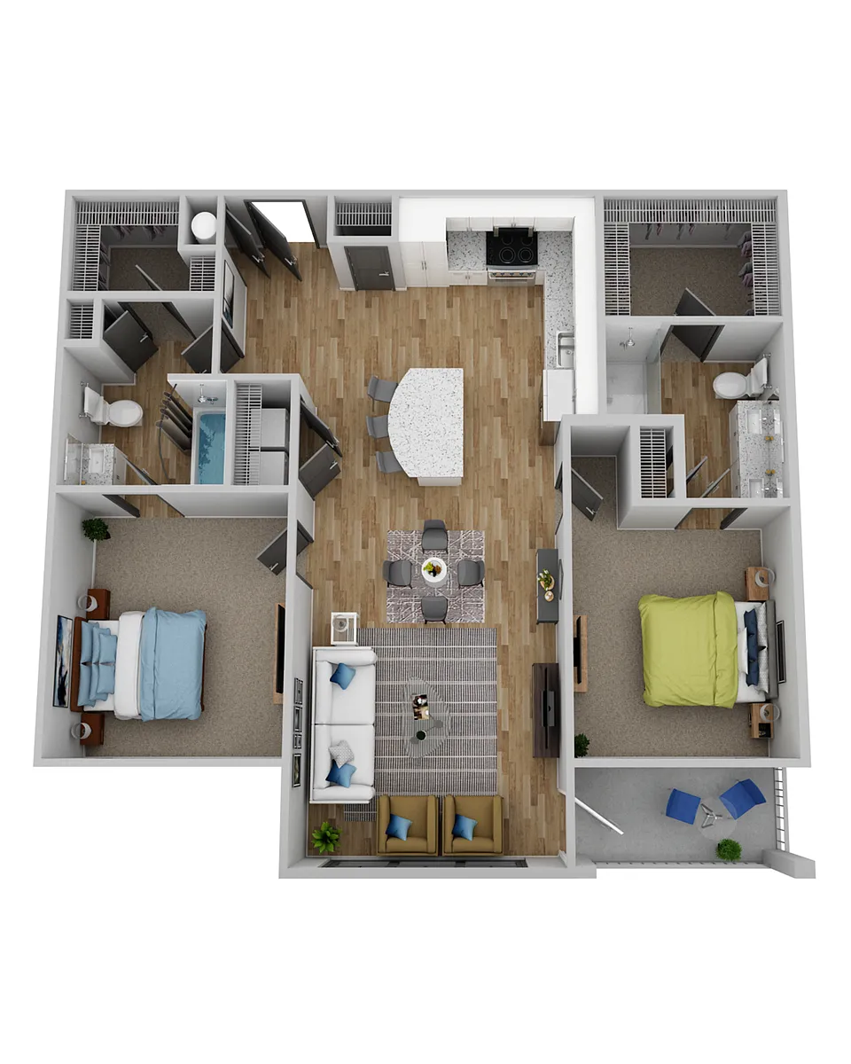 Floor plan B2