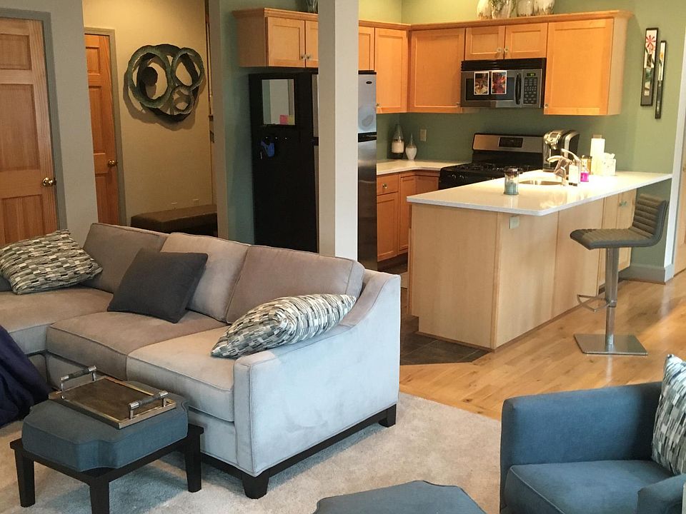 1st Floor - Open concept layout from kitchen to living area