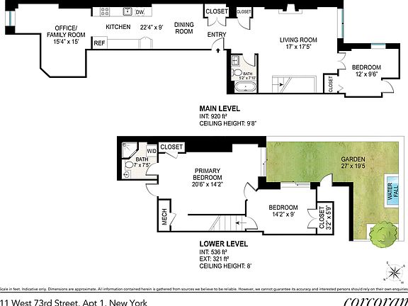 2nd image of 11 W 73rd St APT 1