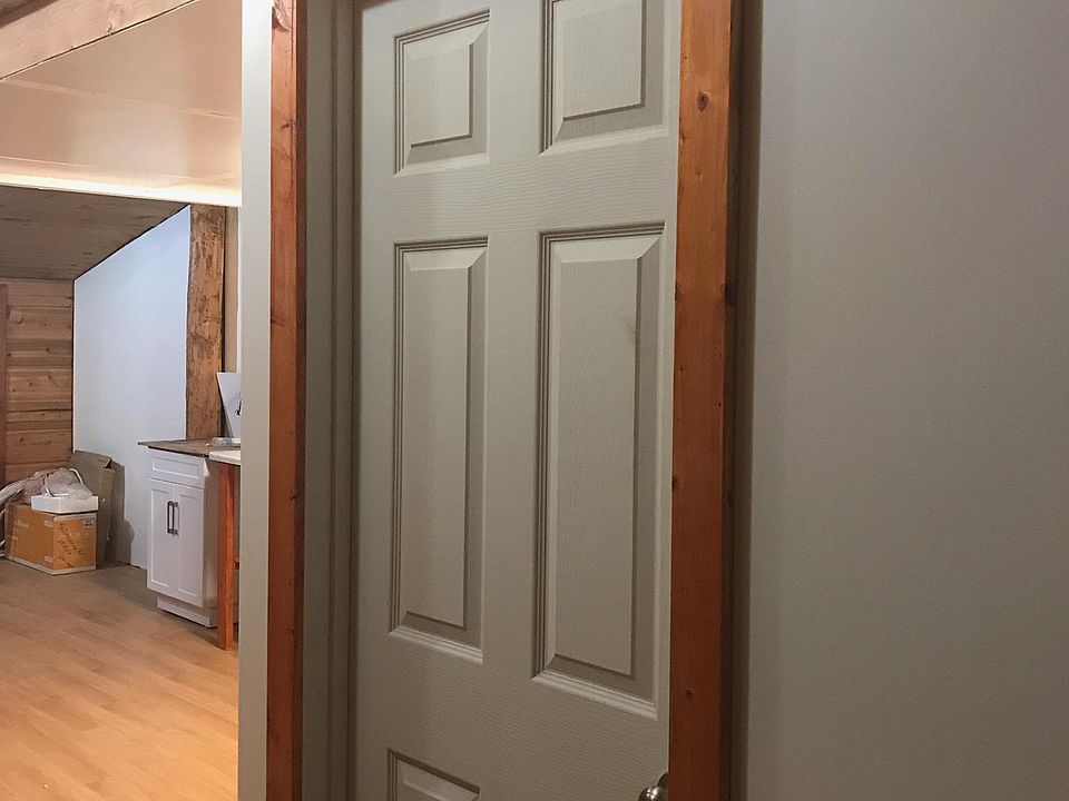 From Front door, this is the bathroom door