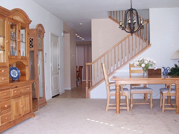 Five bedrooms, two and one half baths, cathedral ceilings