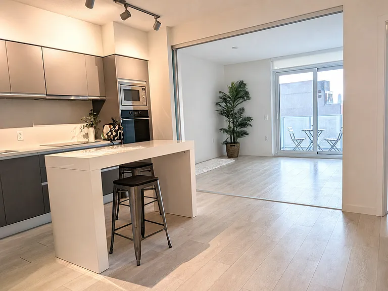 Kitchen and flexible bedroom