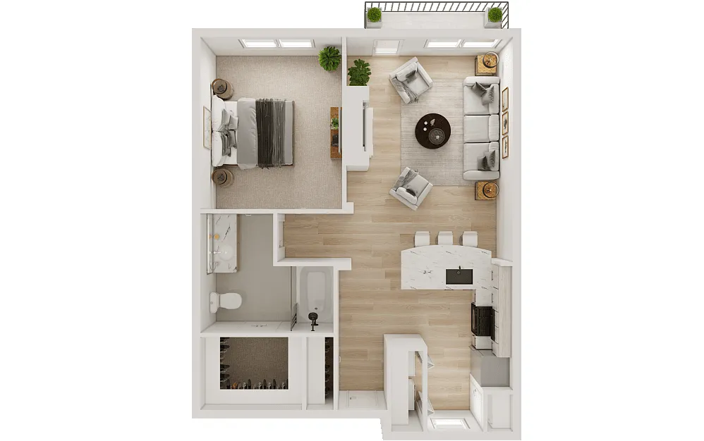 Floor plan A1E