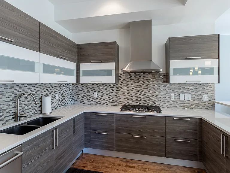 2nd Level Kitchen with large attached Pantry