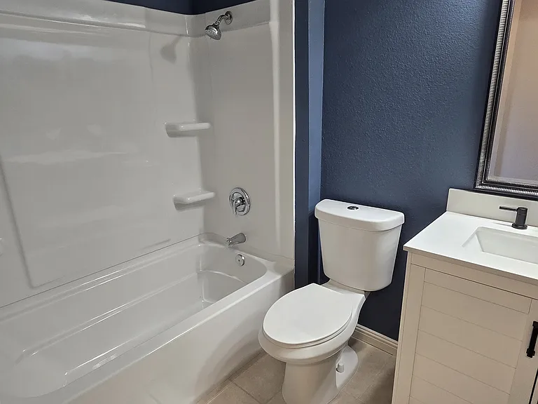 Hallway bathroom