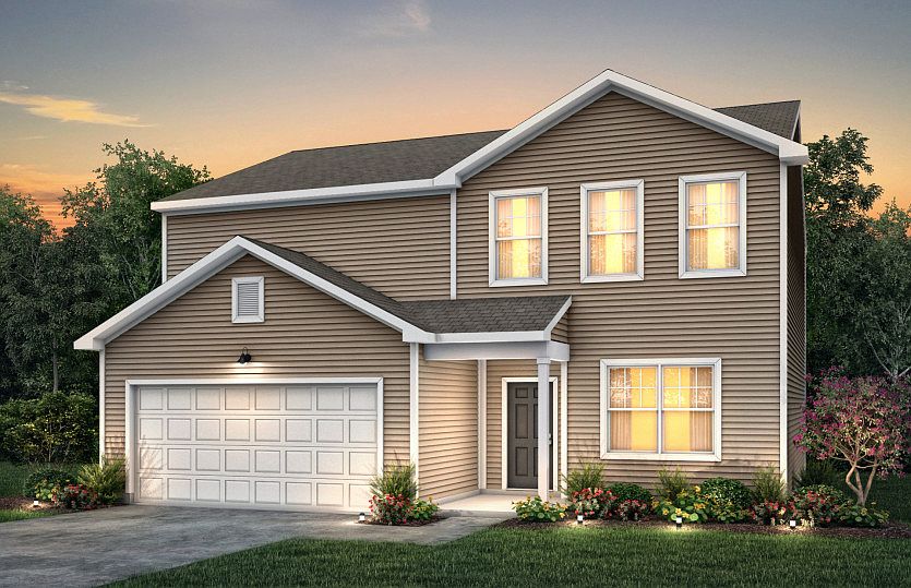 Rosella Exterior TD101 features siding, covered front door and 2 car garage