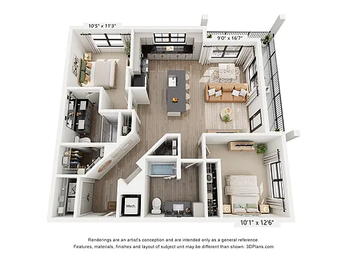 Floor plan B2