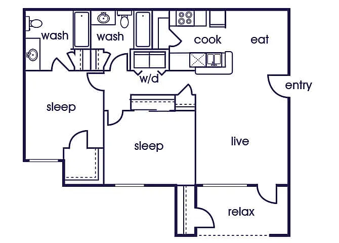 Floor plan B1