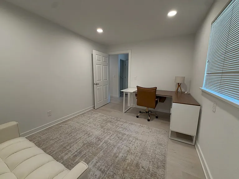 Upstairs office - sleeper sofa converts to 55" bed - sleeps up to two