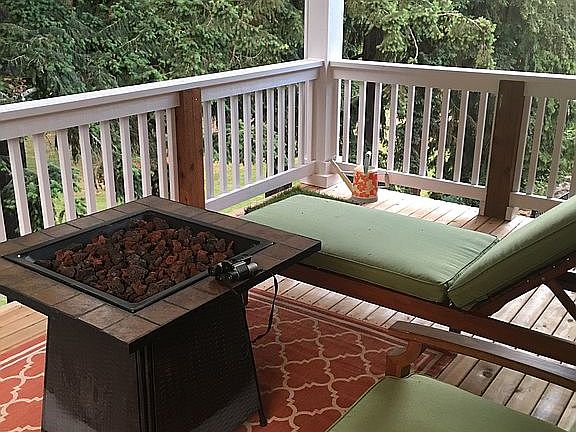 Covered deck off master bed