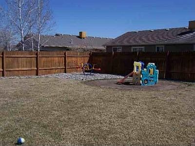 Huge back yard