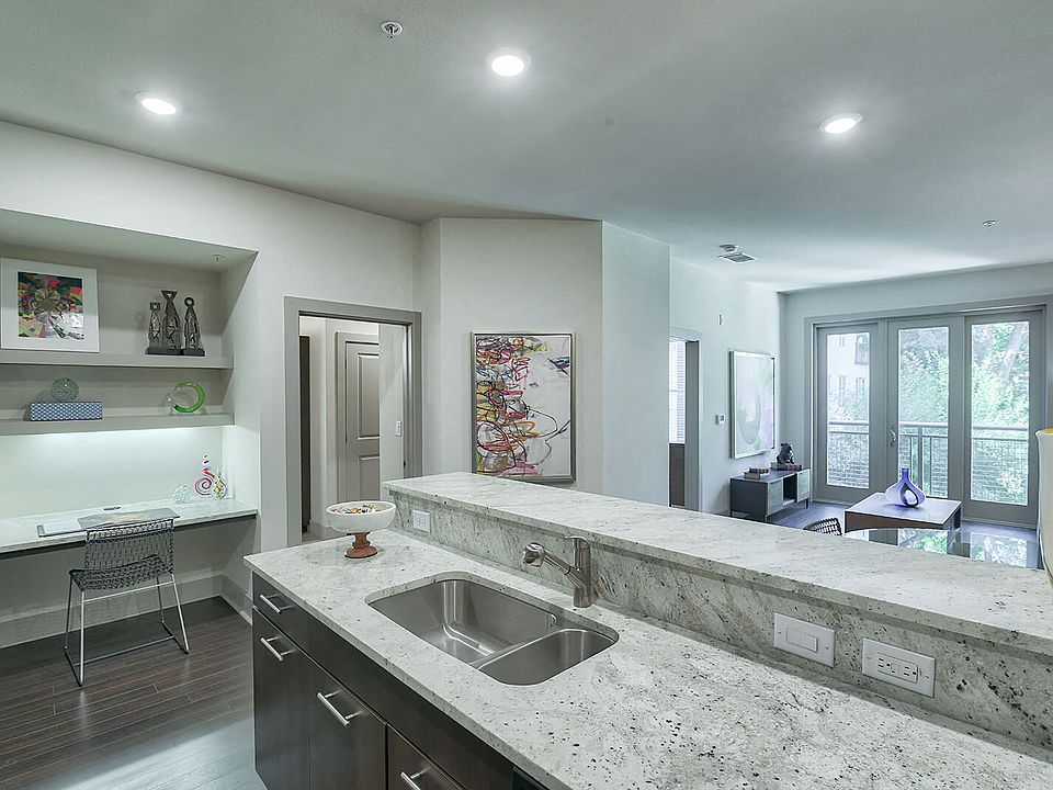 Wood-style flooring throughout living areas