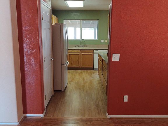 looking from great room into kitchen