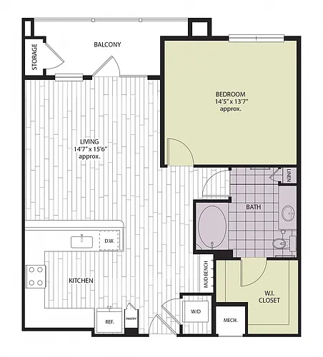 Floor plan A1f