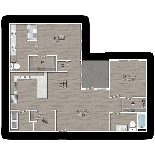 Floor plan B6