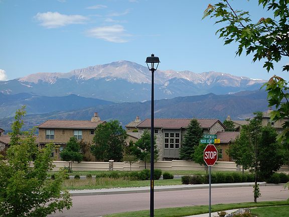 Front Porch Pikes Peak view