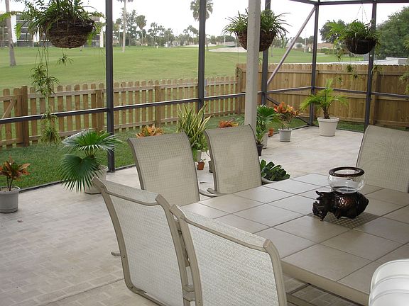 Back patio/yard/golf