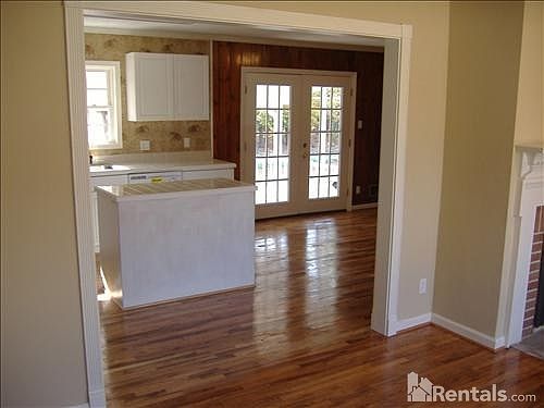KITCHEN VIEWED FROM LIVING ROOM