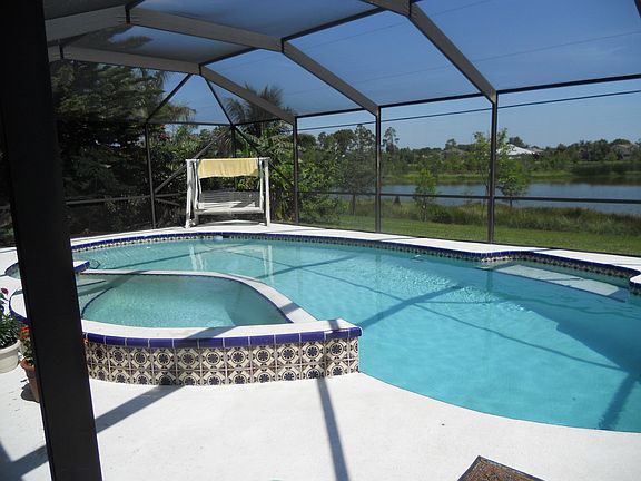 the pool and spa